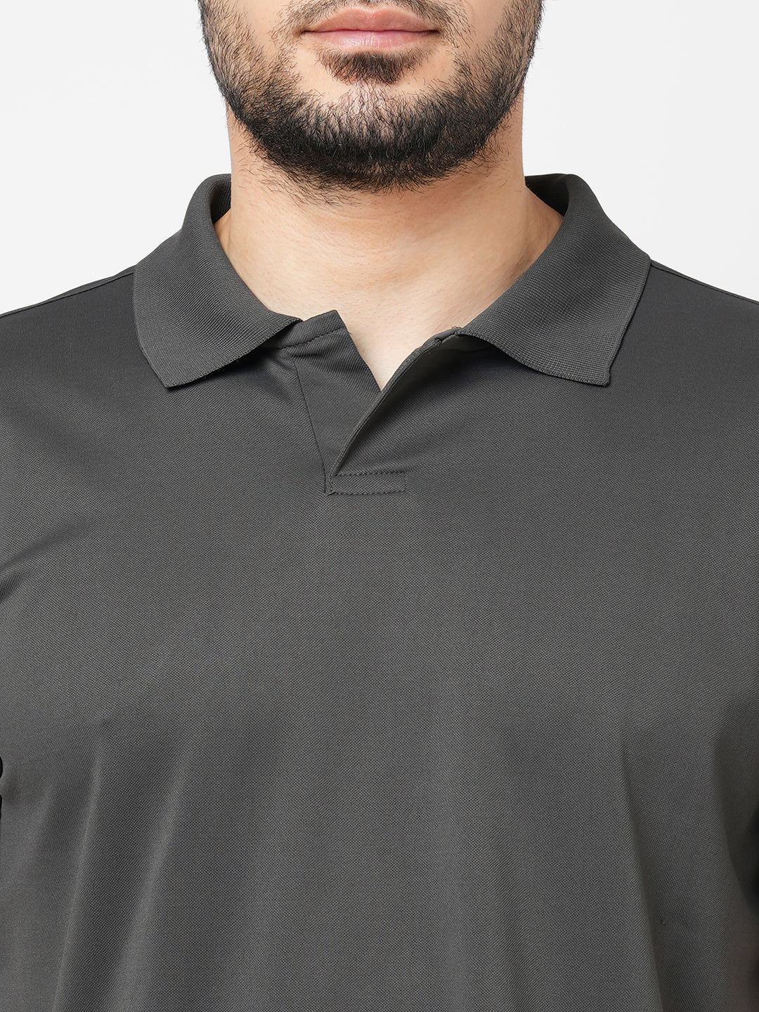 High-Performance Polo : Granite Grey