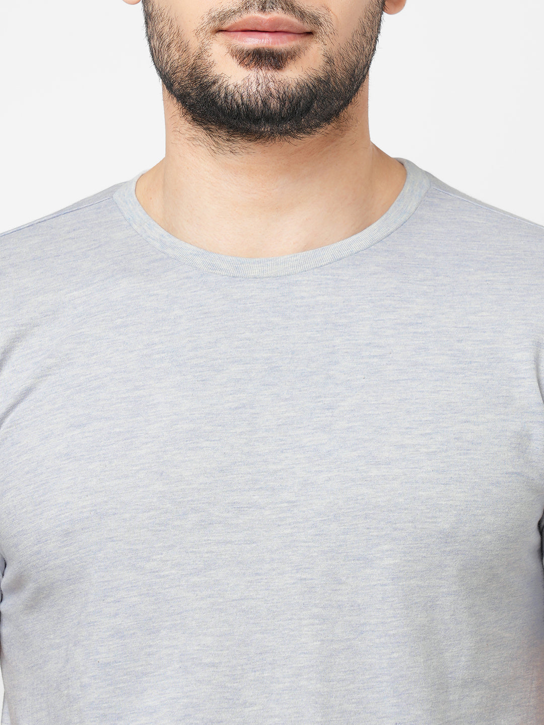 Brisk Blue Melange T-Shirt