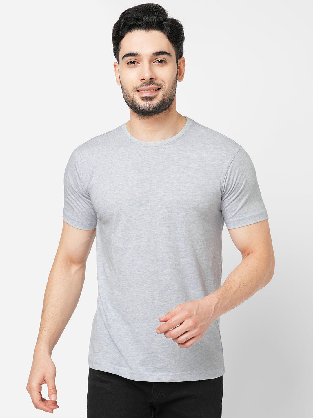 Brisk Blue Melange T-Shirt