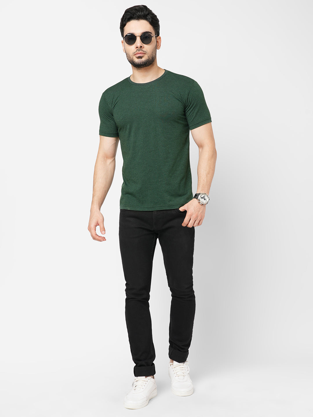 Basic Avocado Green T-Shirt