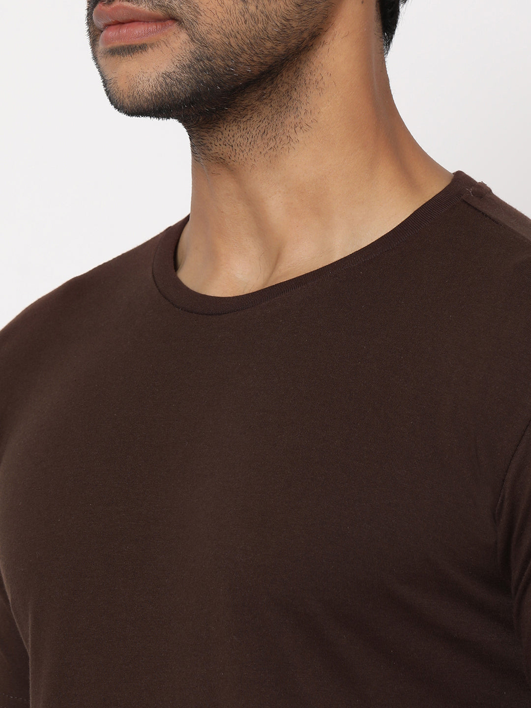 Basic Chocolate Brown T-Shirt