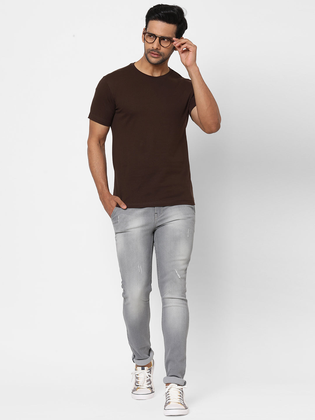 Basic Chocolate Brown T-Shirt