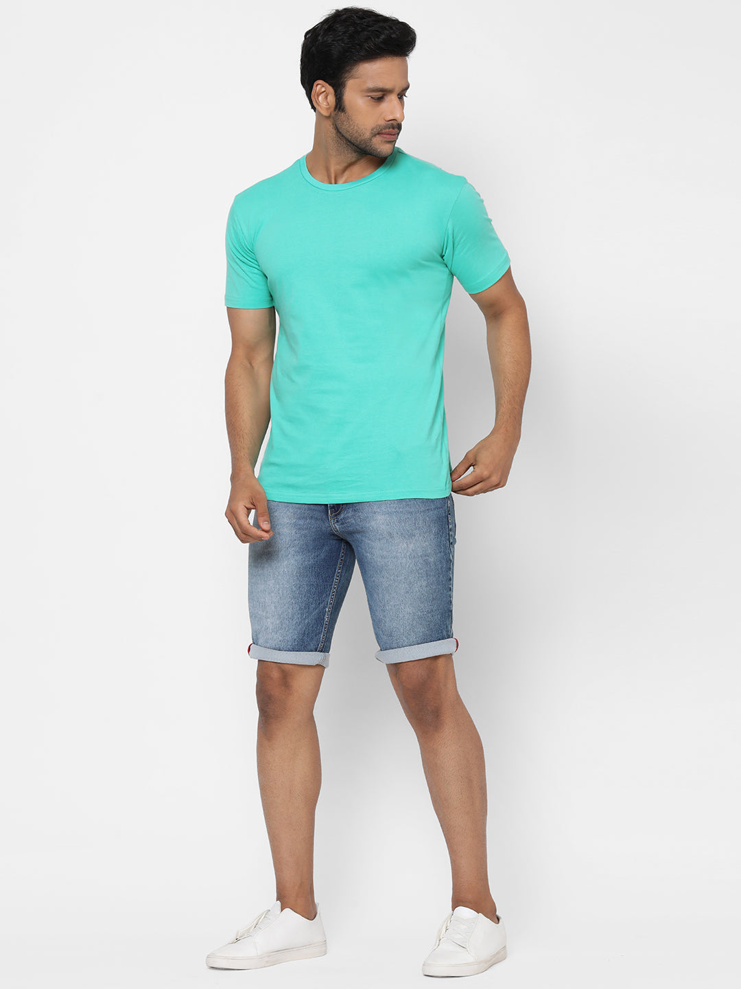 Basic Aqua Green T-Shirt