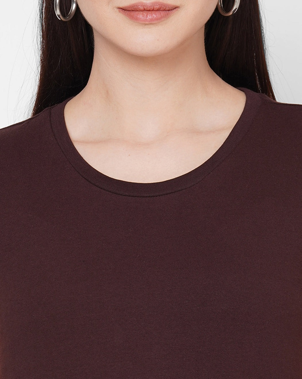 Chocolate Cotton T-Shirt Dress