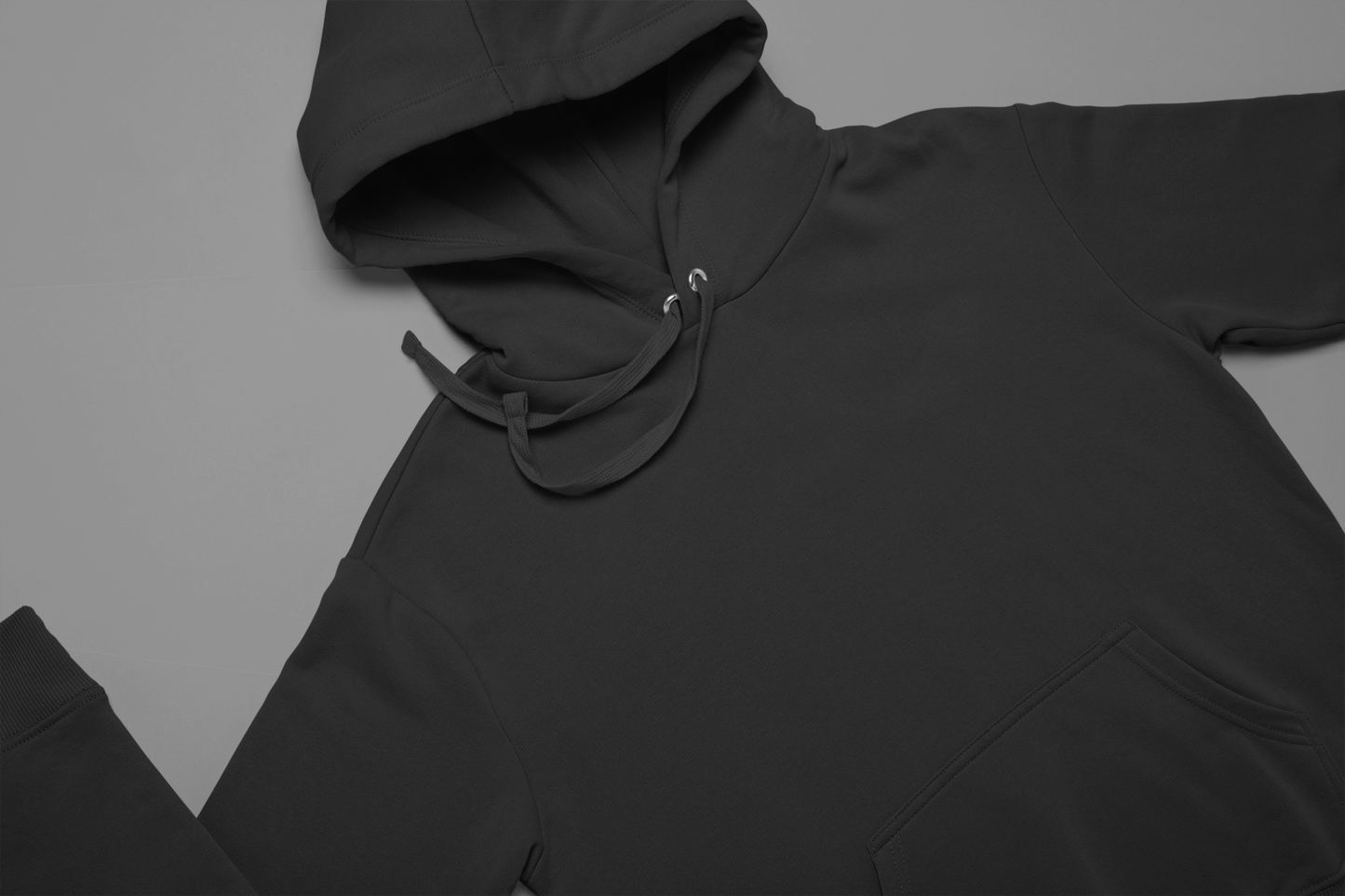Classic Jet Black Premium Hoodies