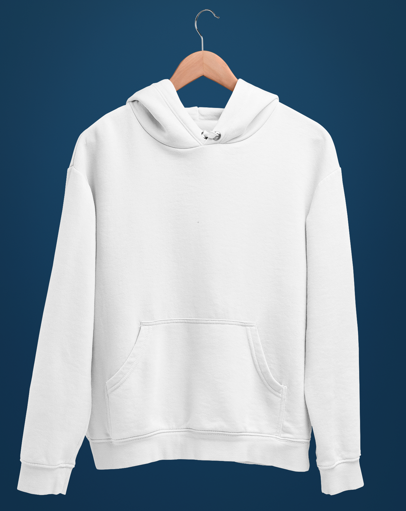 Basic White Premium Hoodies