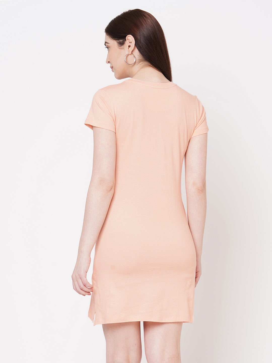 Pale pink cheap t shirt dress