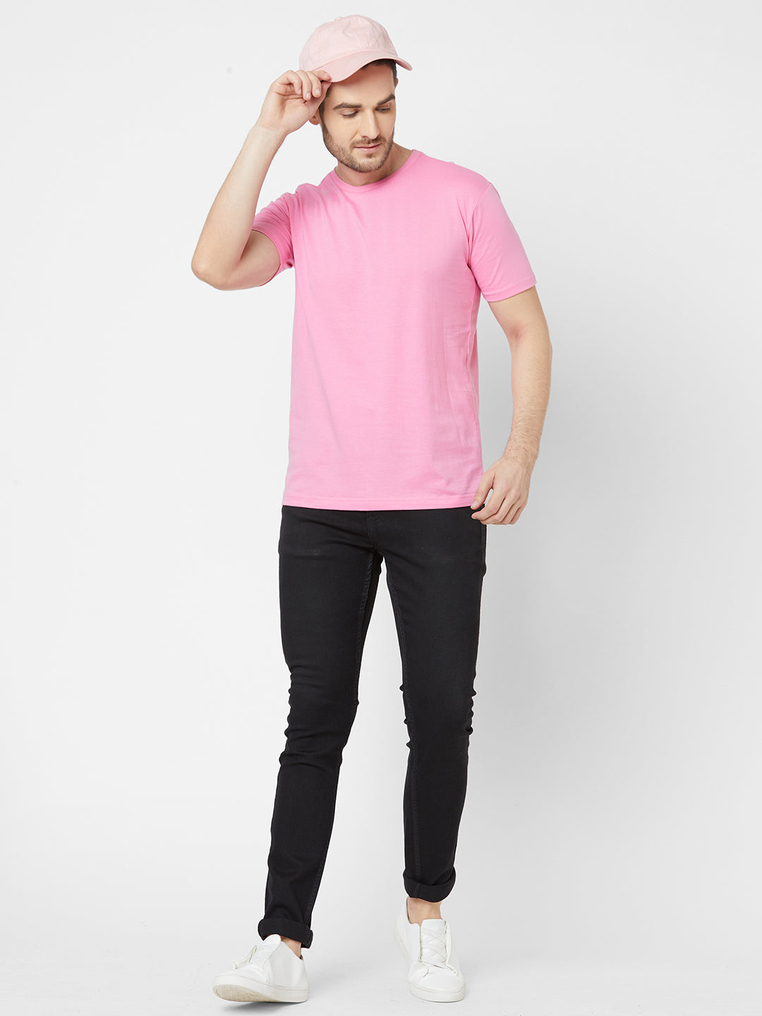 Basic Salmon Pink T-Shirt